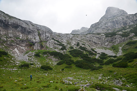 Hochalpine Wüstungsforschung im Tennengebirge, Pitschenbergalm. ANISA-Forschungswoche 2014