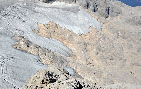 Zunge Hallstaetter Gletscher 2011.  ANISA