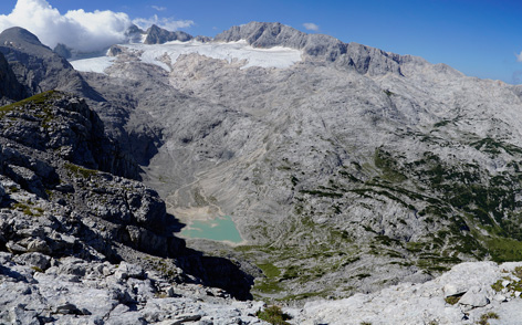 Schladminger und Hallstätter Gletscher 2025. Gletscherzustandsbericht, Gletscherbericht. ANISA, Verein für alpine Forschung. Dachsteingebirge, Dachstein