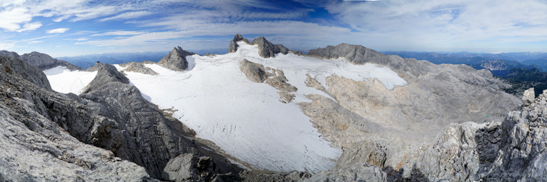 Schladminger und Hallstätter Gletscher 2025. Gletscherzustandsbericht, Gletscherbericht. ANISA, Verein für alpine Forschung. Dachsteingebirge, Dachstein